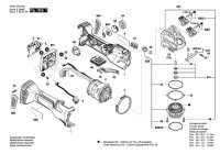 Bosch 3 601 JH6 502 Gwx 18V-15 Sc Cordless Angle Grinder 18 V / Eu Spare Parts